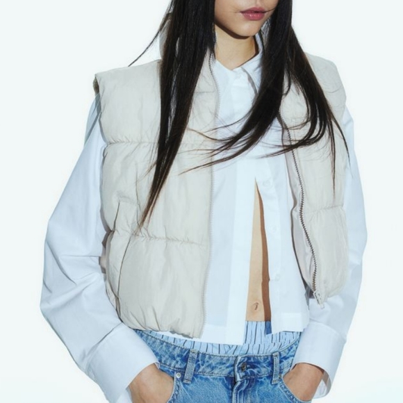 Puffer Cropped Vest - Small - Picture 8 of 11